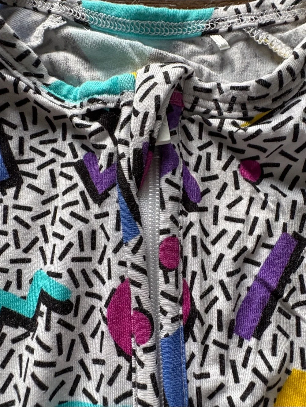 NWOT-Toddlers Geometric Print Footie Pajamas